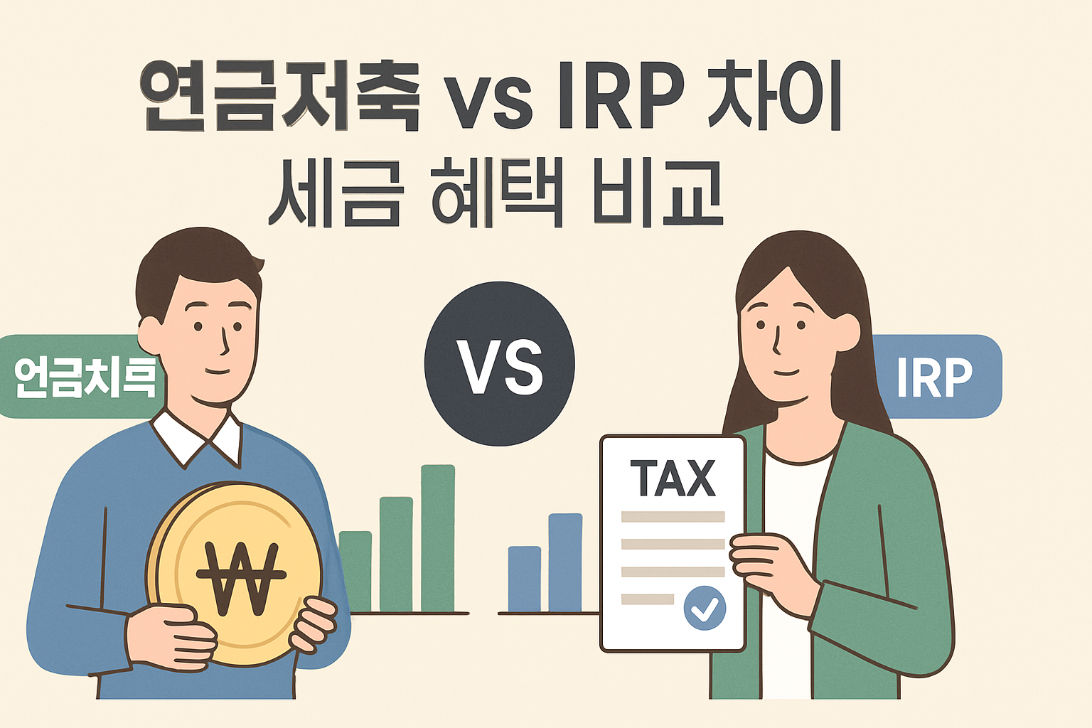 연금저축 vs IRP 차이 세금 혜택 비교