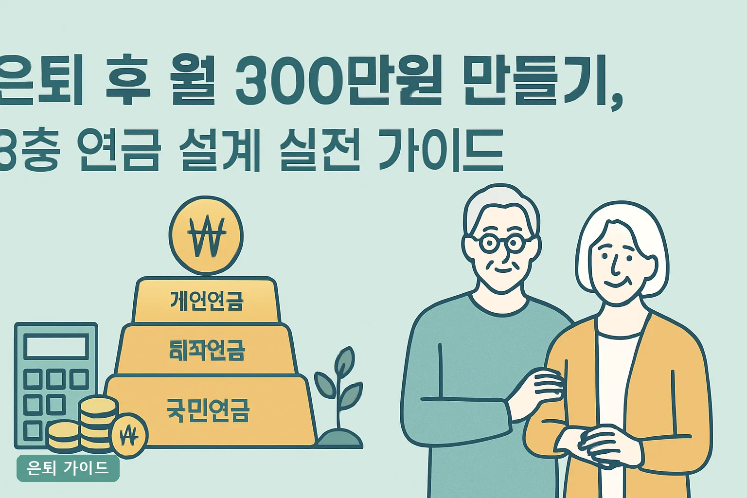 은퇴 후 월 300만원 만들기, 3층 연금 설계 실전 가이드