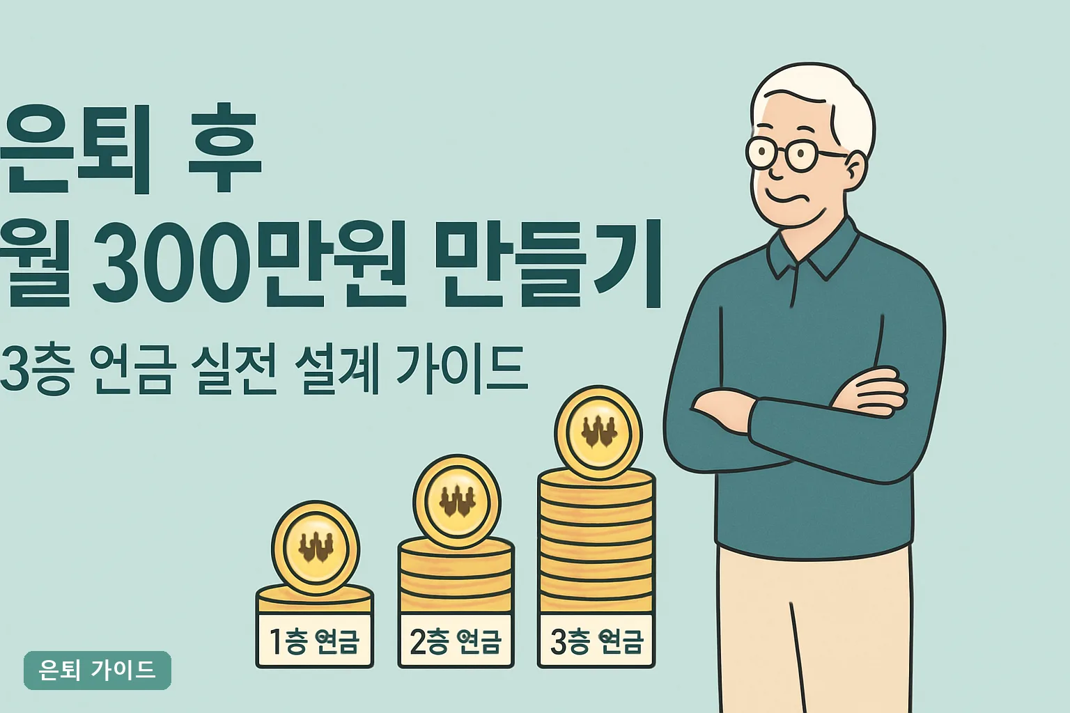 은퇴 후 월 300만원 만들기: 3층 연금 실전 설계 가이드