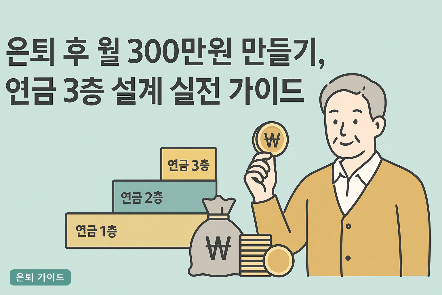 은퇴 후 월 300만원 만들기, 연금 3층 설계 실전 가이드