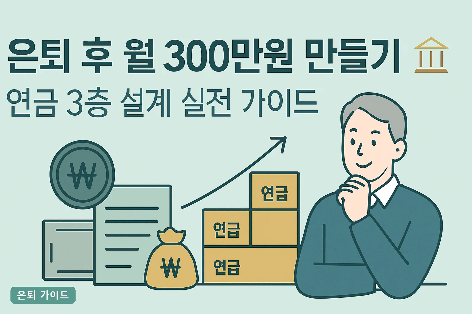 은퇴 후 월 300만원 만들기: 연금 3층 설계 실전 가이드