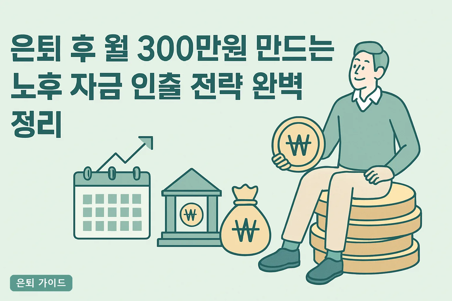 은퇴 후 월 300만원 만드는 노후 자금 인출 전략 완벽 정리