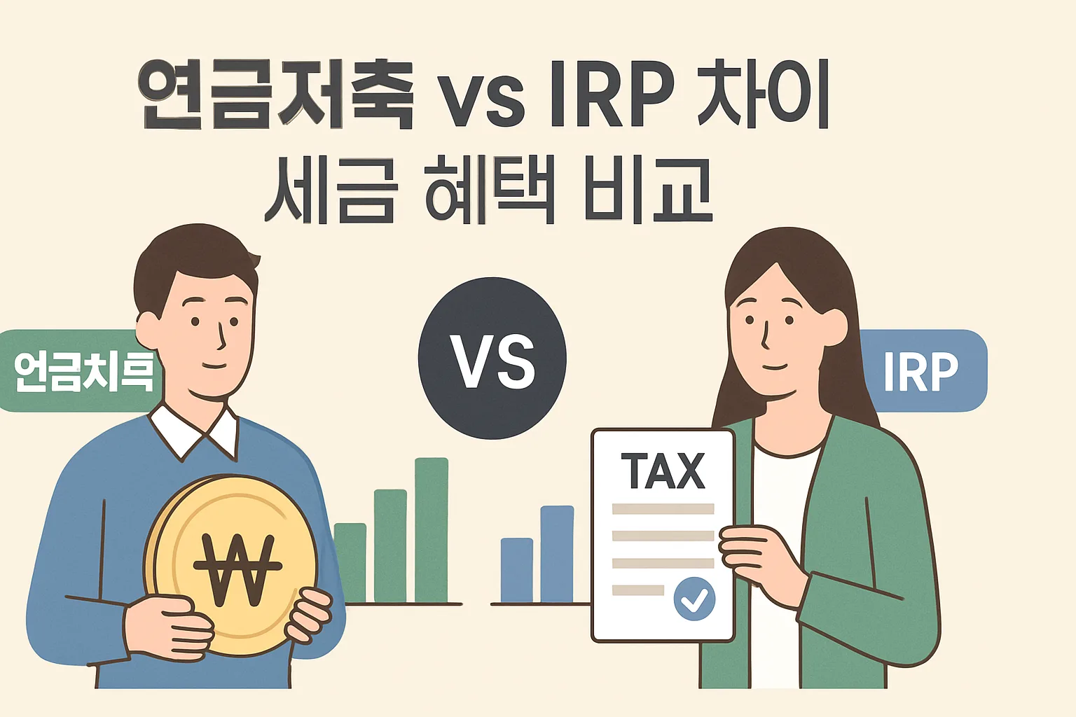 연금저축 vs IRP 차이 세금 혜택 비교