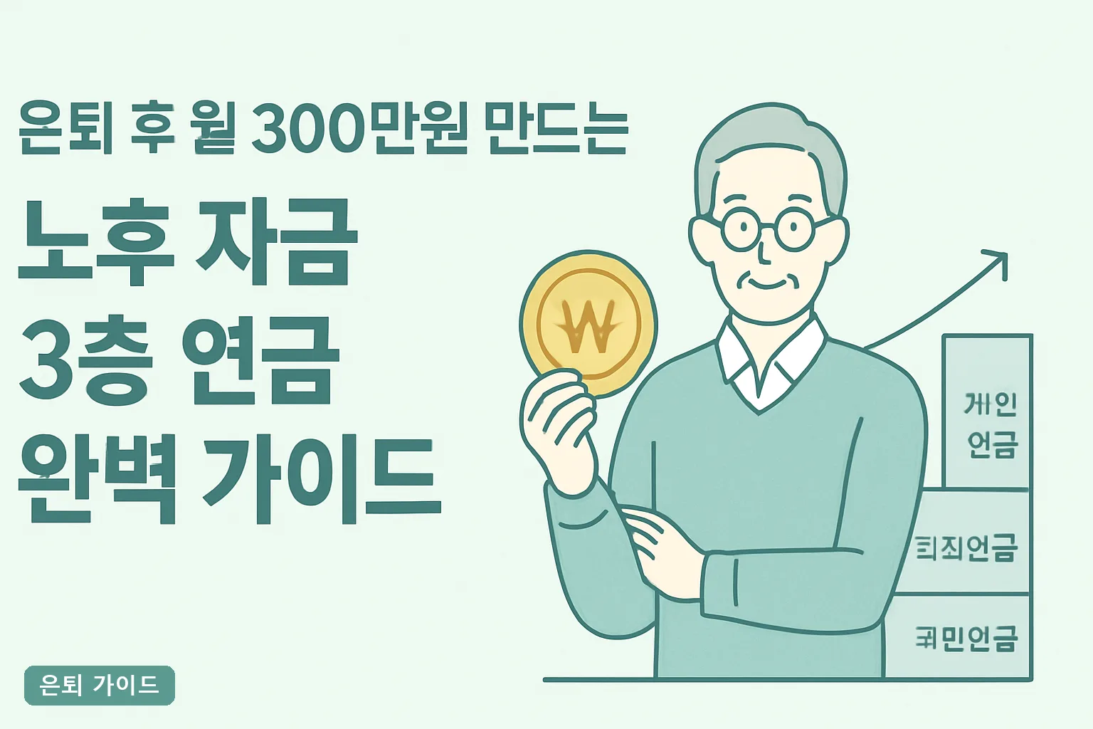 은퇴 후 월 300만원 만드는 노후 자금 3층 연금 완벽 가이드