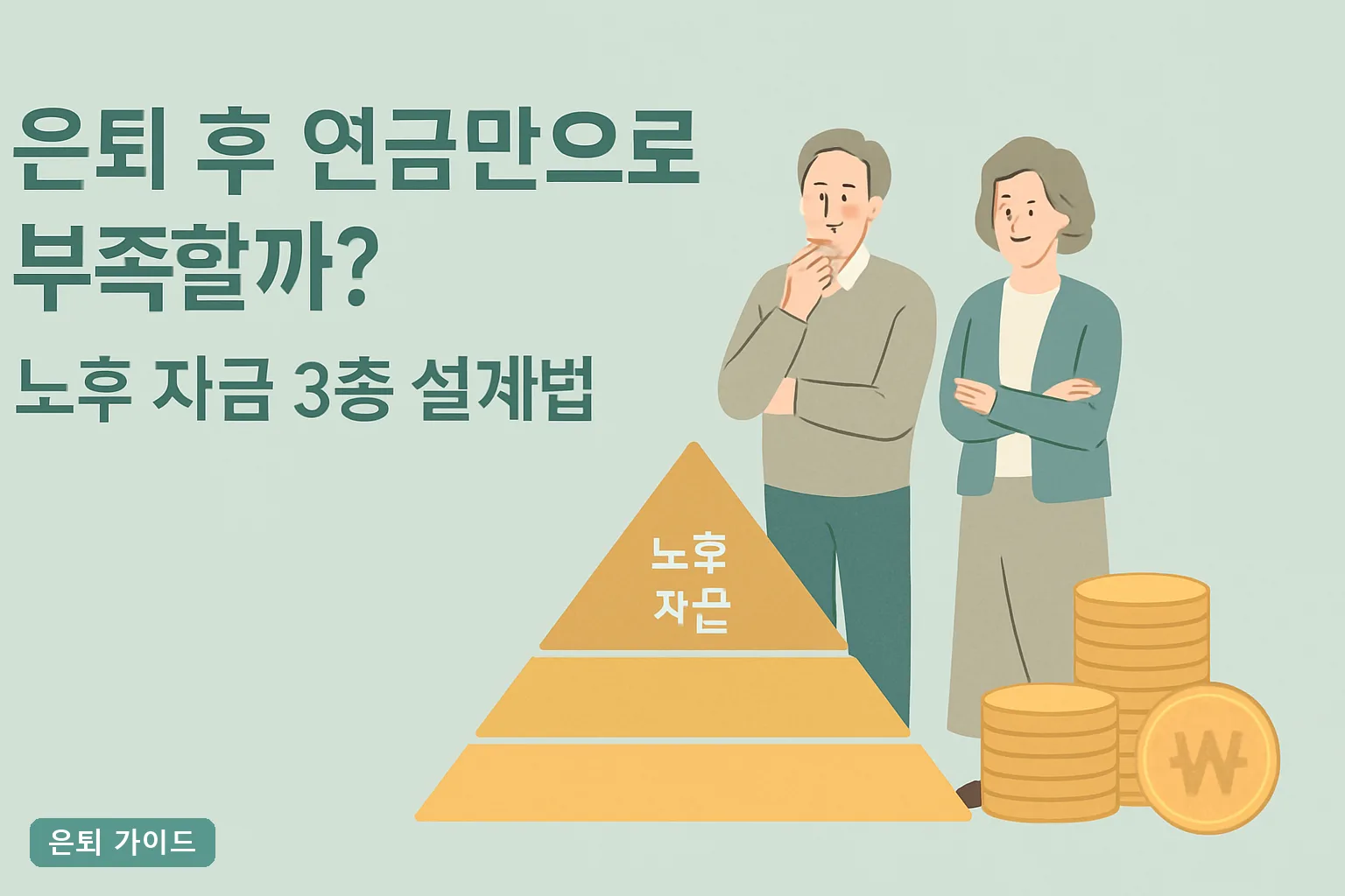은퇴 후 연금만으로 부족할까? 노후 자금 3층 설계법
