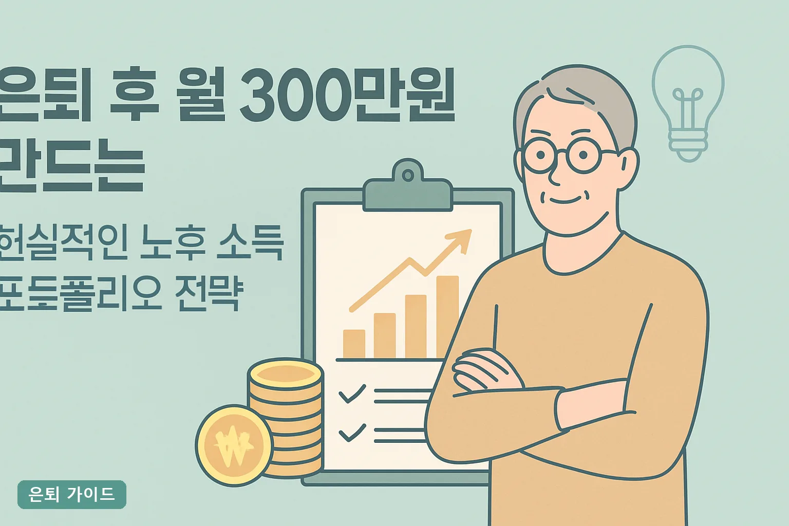 은퇴 후 월 300만원 만드는 현실적인 노후 소득 포트폴리오 전략