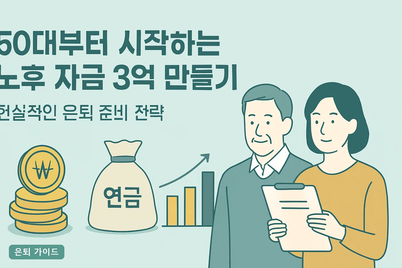 50대부터 시작하는 노후 자금 3억 만들기 현실적인 은퇴 준비 전략